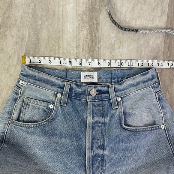 Citizen of Humanity Horseshoe Barrel Jeans in Gemini Size 24 1972G-769 - Picture 5 of 11